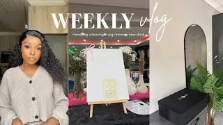Thumbnail: VLOG : breakfast run + handbag unboxing + new drink + wig review + sip & paint + clicks haul 