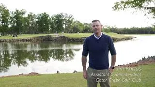 Thumbnail: Golf course assistant superintendent demonstrates FireFly's autonomous mower Path Linking feature