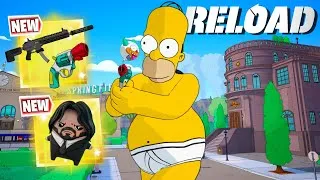 Thumbnail: NEW Simpsons Reload Map is INSANE! (Huge Fortnite Update)
