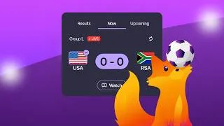 Thumbnail: Let Firefox be your tournament sidekick this summer