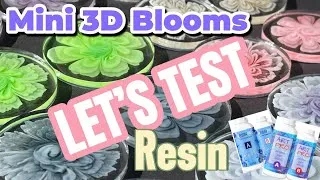 Thumbnail: Mini 3D blooms and resin test #resin #creative #tutorial #diy #handmade #craft #resinpro #3d #bloom