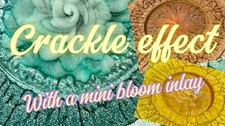 Thumbnail: Crackle effect coasters and a bloom inlay. #tutorial #resin #creative #diy #epoxy #handmade 