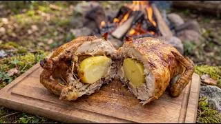 Thumbnail: CRISPY Campfire Chicken with a Contact Mic [ASMR]
