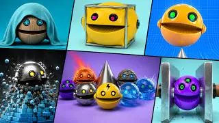 Thumbnail: Satisfying Robot PACMAN Physics Simulations | 3DCG Showcase 【4K 60fps】