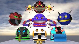 Thumbnail: Pacman & The Cleaning Robots | Cinema 4D Simulation