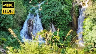 Thumbnail: 💦 HDR10+ Waterfall Nature Ambience - Relaxing Waterfall Sounds for Sleep, Meditation & Stress Relief