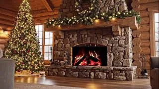 Thumbnail: Cozy Christmas Fireplace Ambience 🎄 Living Room with Warm Holiday Vibes & Music ❄️