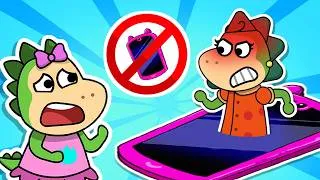 Thumbnail: 📱 Screen Time Trouble! 😱 Treasure Hunt for the Device Keys 🗝️ Fire Spike Kids Stories