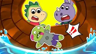 Thumbnail: 🚨 Don’t Play Near the Well! 😱 Safety Rules 🌊 Fire Spike Kids Stories