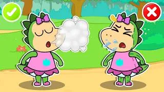 Thumbnail: 🤡 Fake Spike Prank in the Park! 😱 Rhino Twins Chaos 🔥 Fire Spike Kids Stories