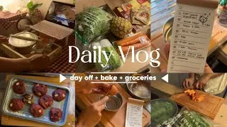 Thumbnail: ⤷ Vlog Keseharian Sakuber Saat Libur Kerja "groceries, make cookies, roblox" ˎˊ˗ || Real Life Vlog 