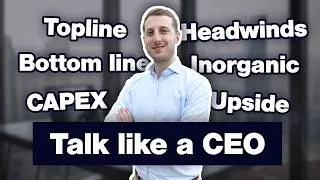 Thumbnail: TALK LIKE A CEO - 12 Words Top Executives Use Every Day