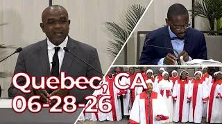 Thumbnail: First Church TOG Broadcast June 28th, 2026 AM Sunday Edited With Scriptures from Quebec, Canada