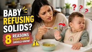 Thumbnail: Baby Refusing Solid Food - Causes & What Every Parent Should Do