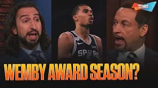 Thumbnail: Wemby ‘looking to sweep awards’ next season, Could LeBron James fit with the Warriors? | FTF