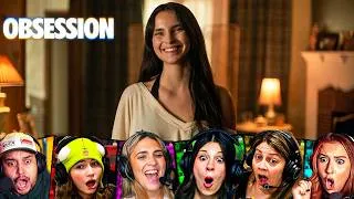 Thumbnail: "Nikki locked the door with Tape" Reactions! Obsession (2026) Movie Reaction