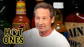 Thumbnail: David Duchovny Lives the Technicolor Universe While Eating Spicy Wings | Hot Ones