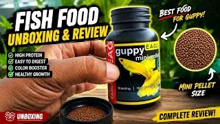 Thumbnail: EAGLE Guppy Mini Pellet Fish Food Unboxing & Honest Review | Worth Buying? 🐟 