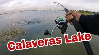 Thumbnail: Calaveras Lake fishing for the early Redfish bite!