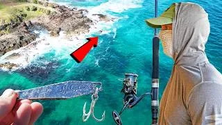 Thumbnail: Casting FAST Moving Lures Off This Rocky Headland Catches MANY FISH!