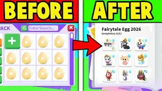 Thumbnail: I Opened Fairytale Eggs until I got EVERY PET in Adopt Me!