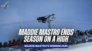 Thumbnail: Maddie Mastro ends season on a high | FIS Snowboard