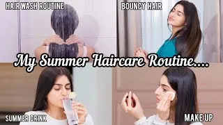 Thumbnail: My Summer Haircare Routine | No more Oily scalp & Dry hair 😍✨️