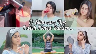 Thumbnail: 10 Skin care Tips I wish I knew Earlier for a *PERFECT SKIN*🫧💙 #skin #healthy