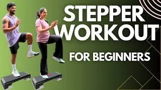 Thumbnail: STEPPER WORKOUT FOR BEGINNERS | LEGS, GLUTES, CORE BURN | HOME WORKOUT | EPISODE 1 