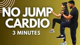 Thumbnail: NO JUMP CARDIO | KNEE SAFE & LOW IMPACT WORKOUT | HOME WOROUT 