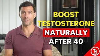 Thumbnail: BOOST Testosterone Naturally After 40 (8 Science-Backed Steps)