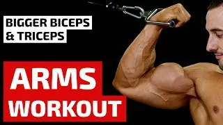 Thumbnail: Workout Masterclass for Massive Arms - How to use Overload, Volume & Intensity for Biceps & Triceps
