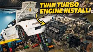 Thumbnail: Installing a 600HP Twin Turbo Engine in Our Widebody NSX!
