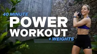 Thumbnail: 40 MIN POWER WORKOUT | BUILD STRENGTH, CONFIDENCE & ENDURANCE | SUPER SET | With Weights