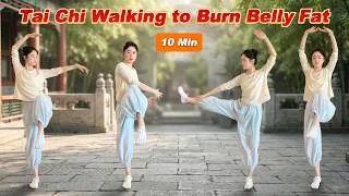 Thumbnail: 10 Minute Tai Chi Walking Workout to Burn Belly Fat, Ease Stiffness, Improve Balance & Boost Energy
