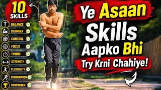 Thumbnail: You should try 10 easy skipping skills 😊