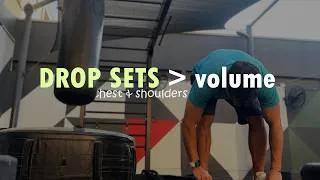 Thumbnail: Drop Sets Over Volume - My Hybrid Chest & Shoulder Workout