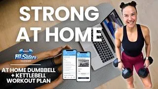 Thumbnail: STRONG AT HOME | Dumbbell & Kettlebell Home Workout Programme
