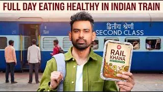 Thumbnail: Full day of Eating Healthy on Travel in Indian Train 🇮🇳 (in Budget)