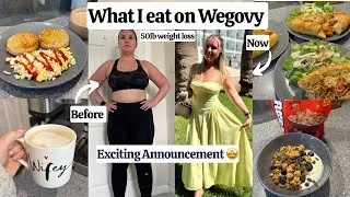 Thumbnail: WHAT I EAT IN A DAY ON WEGOVY | Weigh in + Announcement 