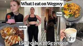 Thumbnail: WHAT I EAT IN A DAY ON WEGOVY | 1500 cals + 105g protein | 50lb down