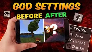 Thumbnail: “PRO SETTINGS” for Minecraft Bedrock Edition😮🤯