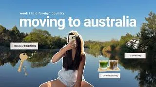 Thumbnail: starting over in australia ✈️ my first week living abroad | house hunting, cafe hopping & exploring