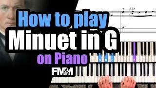 Thumbnail: How to play MINUET IN G on PIANO | feat. Tomplay