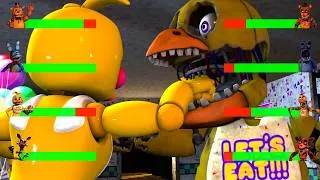 Thumbnail: FNAF Movie 1 vs FNAF Movie 2 WITH Healthbars