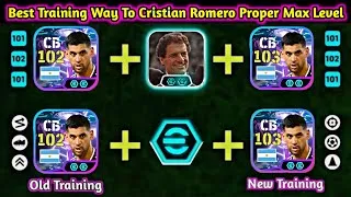 Thumbnail: Best Training Way Cristian Romero In Efootball 2026 | Cristian Romero Efootball 2026
