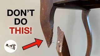Thumbnail: Bad Furniture Repair and How to Fix It #7 - Broken Chair Leg Repair by Fixing Furniture