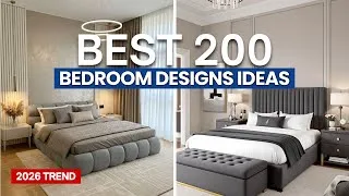 Thumbnail: Best 200 Modern Bedroom Design Ideas 2026 | Luxury Bedroom Furniture & Interior Decorating Trends