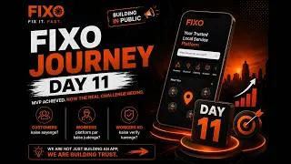 Thumbnail: FIXO Journey Day 11 | MVP Ban Gaya... Ab Asli Challenge Shuru Hua! 🚀
