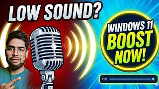 Thumbnail: Windows 11 low sound fix #lowsound #windows11